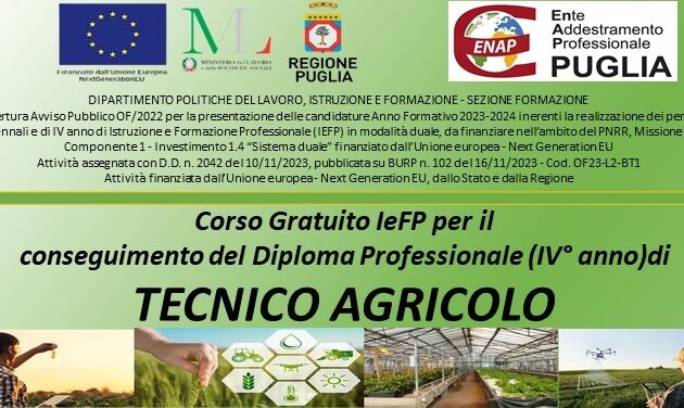 Anteprima locandina tecnico agricolo